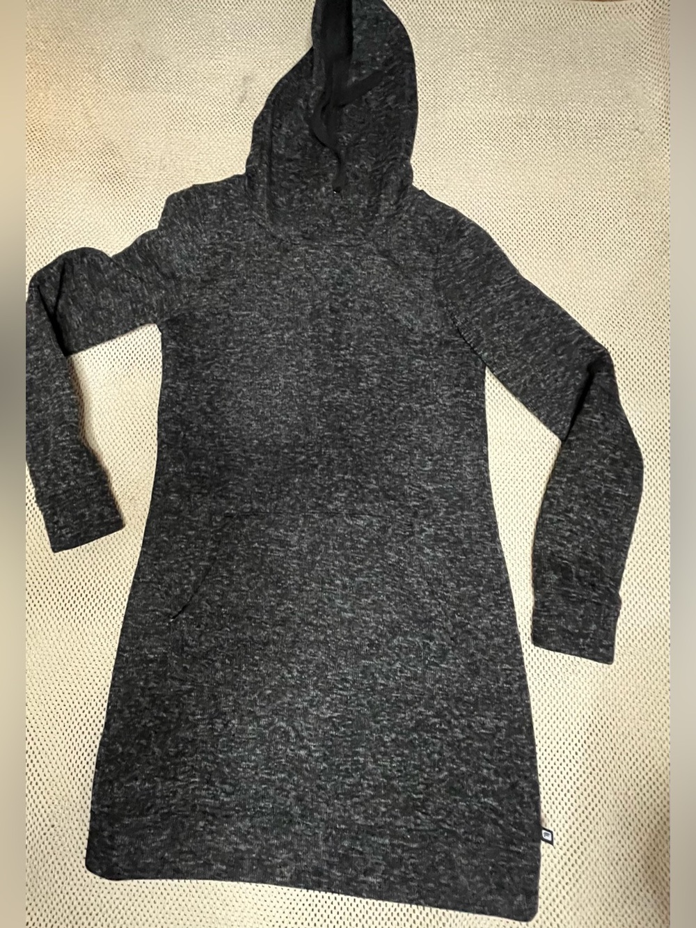 Women's Fabletics Heather Gray Black Long Sleeve Yukon Hoodie
Sweater Dress Smal
